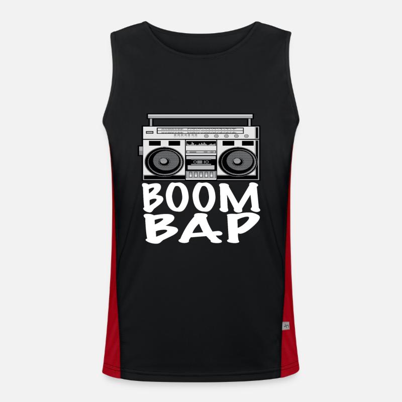 hip hop Men's Functional Contrast Tank Top 