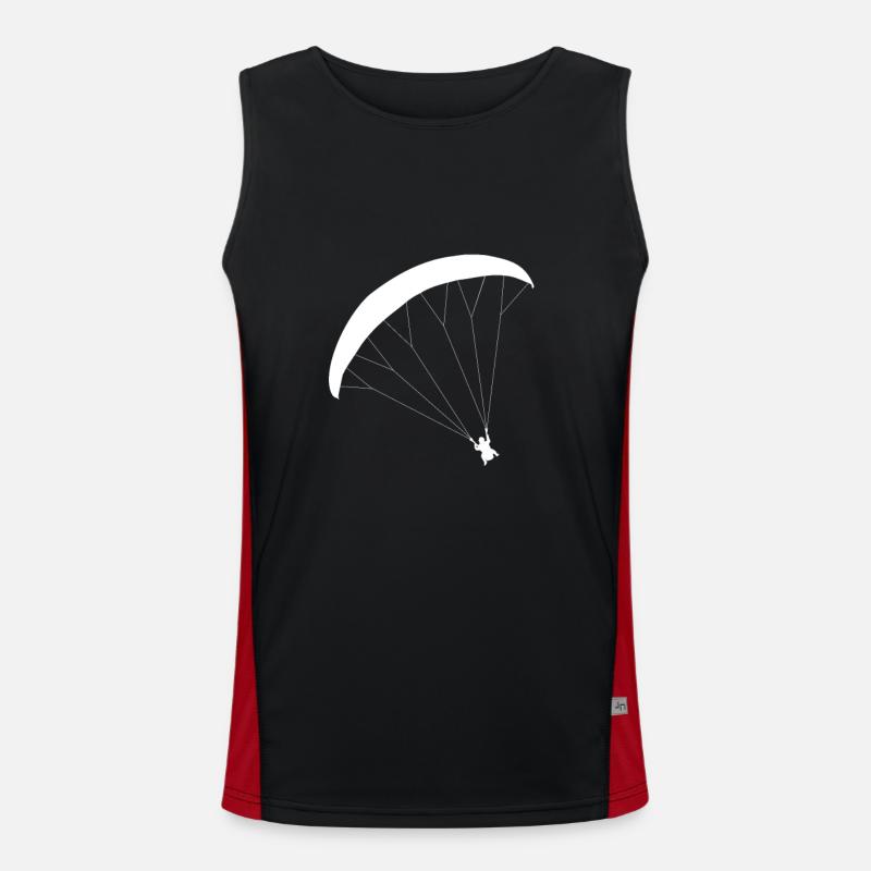 Paragliding paraglider Men's Functional Contrast Tank Top 