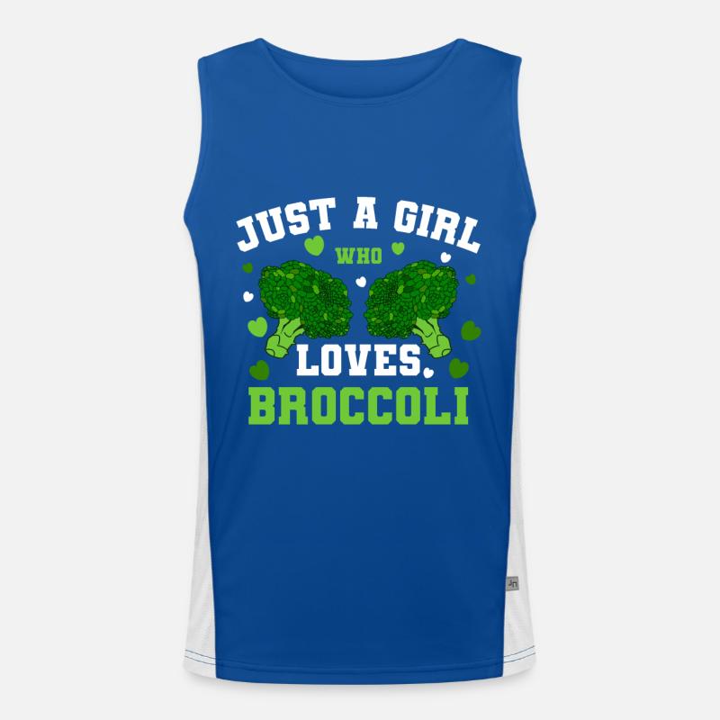 broccoli Men's Functional Contrast Tank Top 