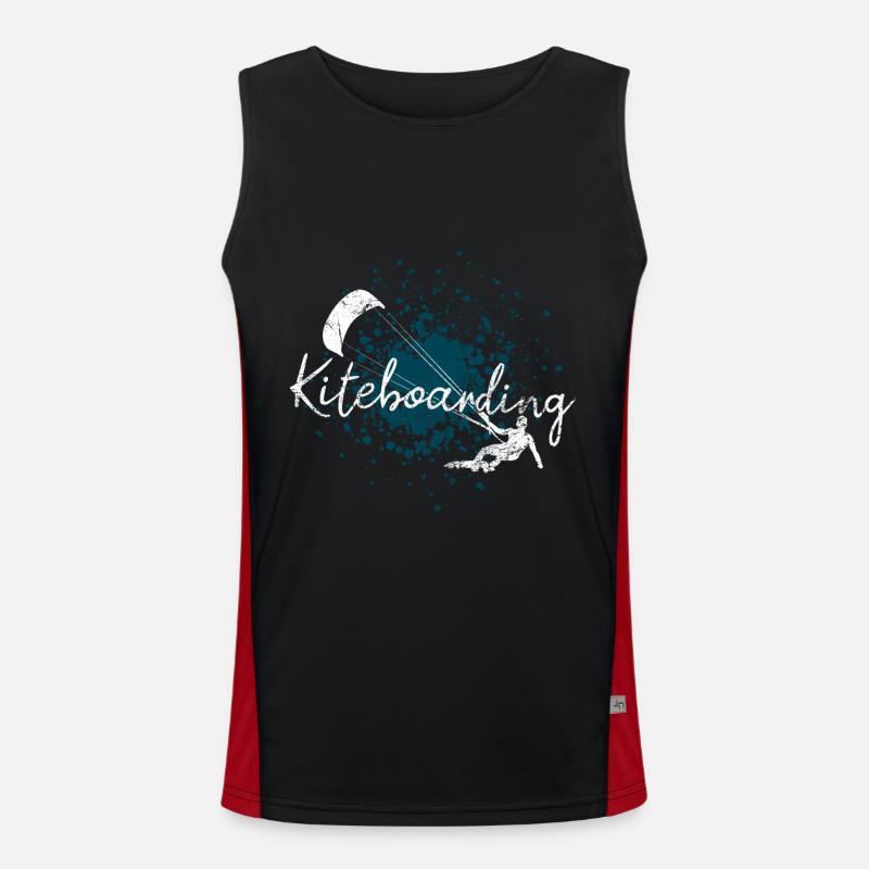Kiteboard Men's Functional Contrast Tank Top 