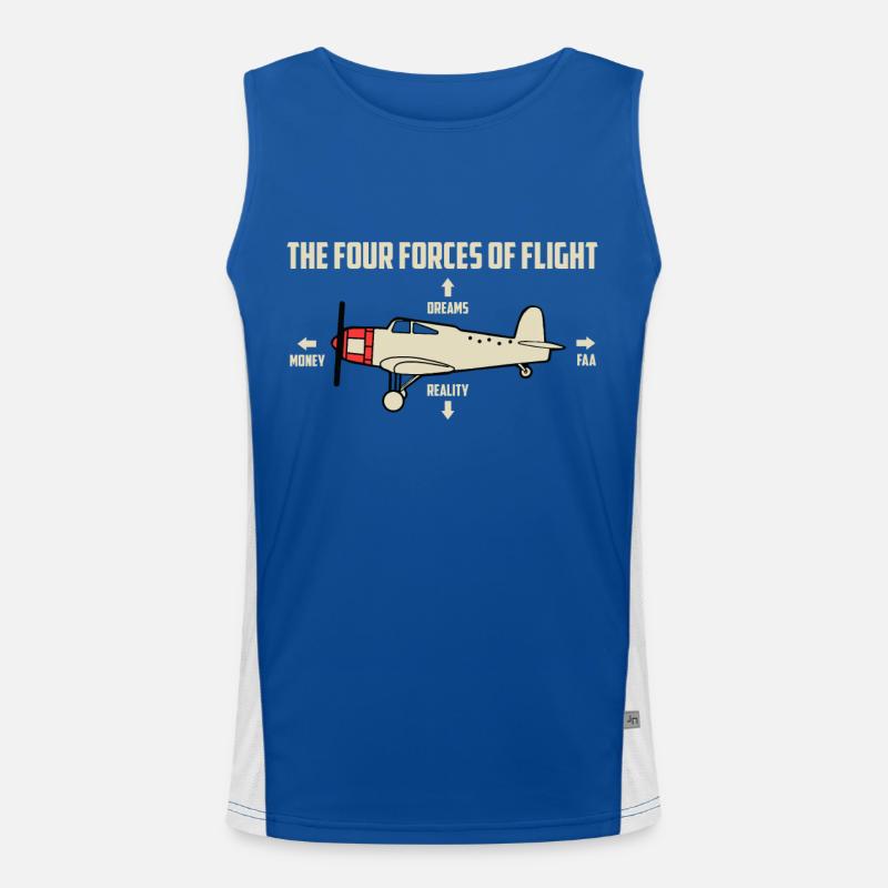 Avion Débardeur respirant contrasté Homme 