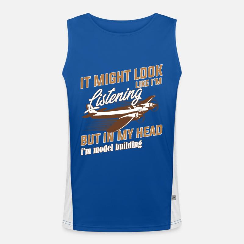 modèle d'avion Débardeur respirant contrasté Homme 