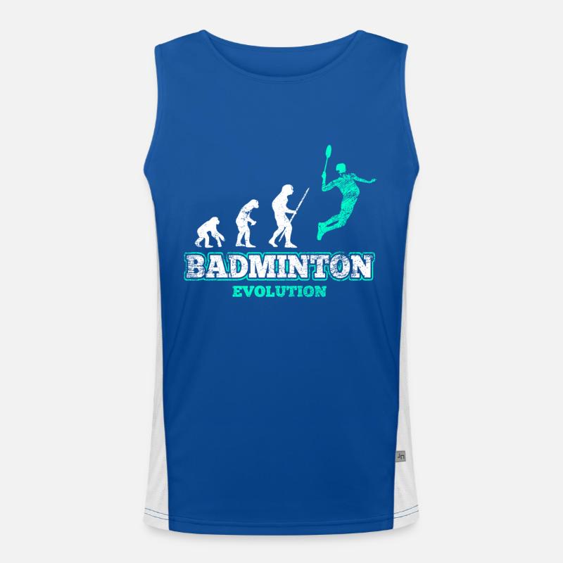 Badminton Badminton Player Men's Functional Contrast Tank Top 