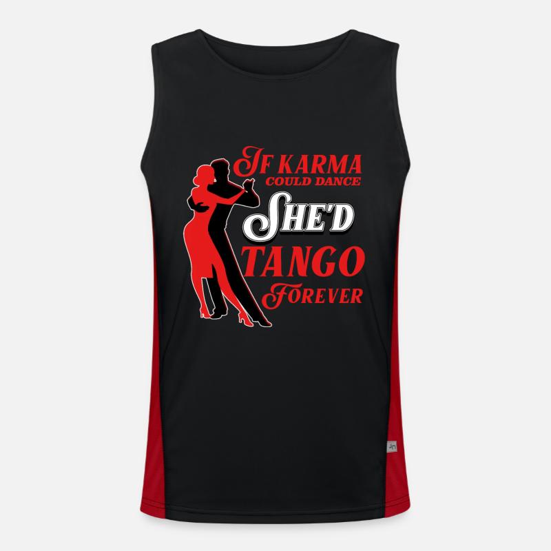 Tango, Tango Tänzer Men's Functional Contrast Tank Top 