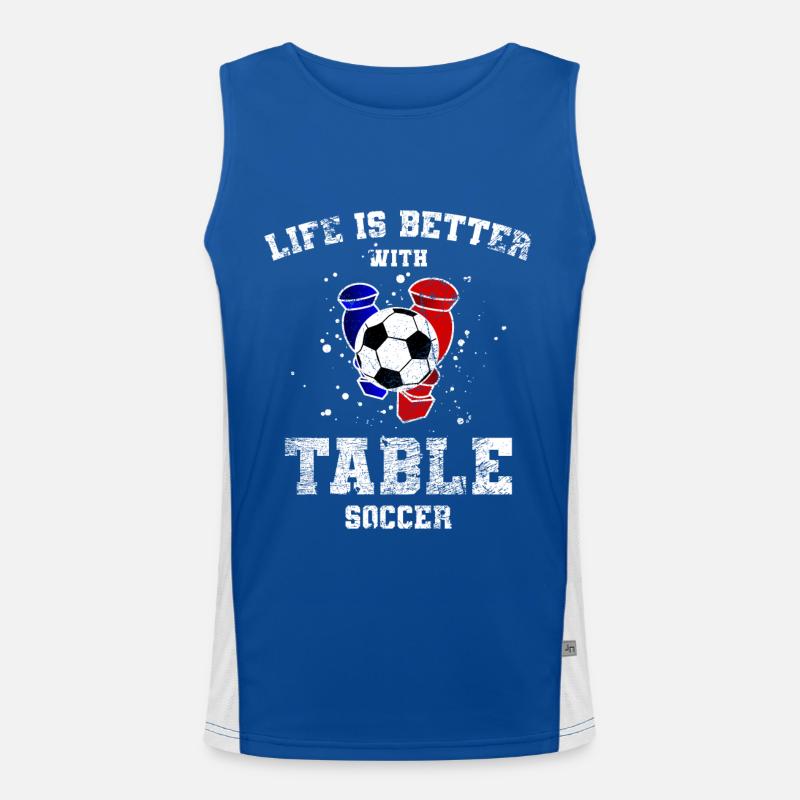 Foosball Men's Functional Contrast Tank Top 