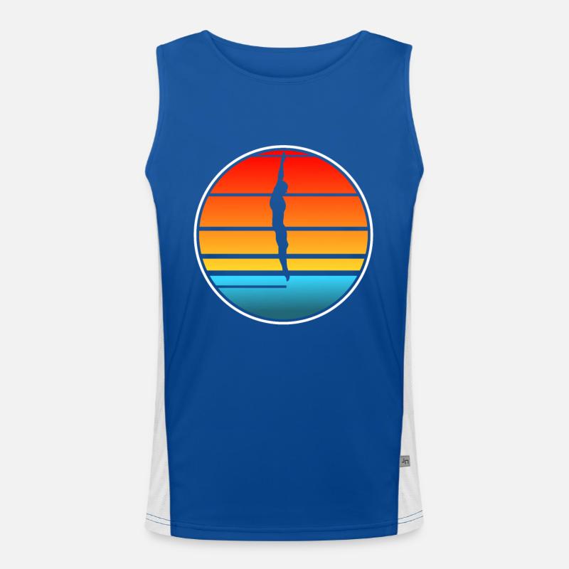Diving Men's Functional Contrast Tank Top 