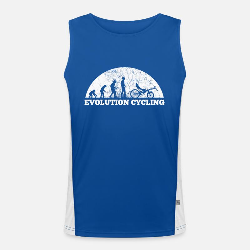 Vélo couché vélo couché Débardeur respirant contrasté Homme 