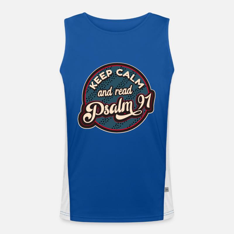 Psaume 91 Débardeur respirant contrasté Homme 