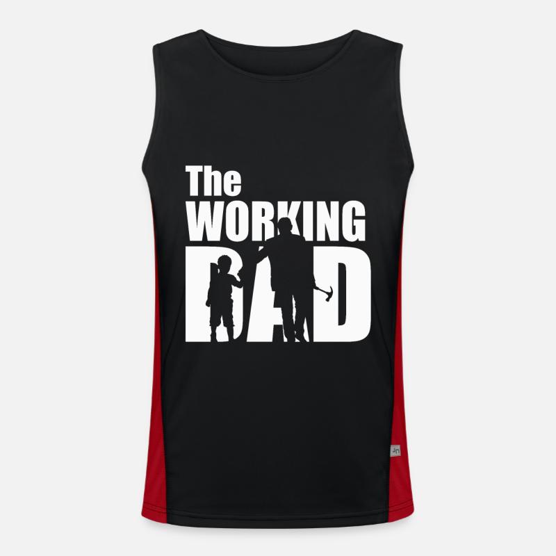 Handwerker Funktionelles Kontrast-Tank Top für Männer 