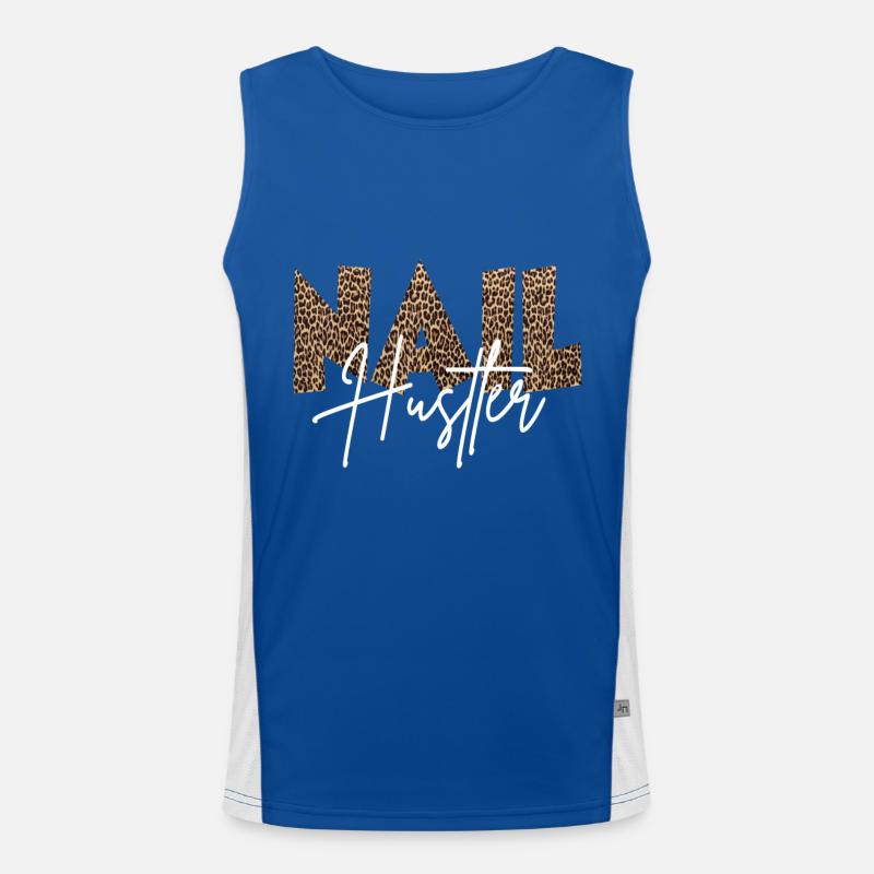 fingernails Men's Functional Contrast Tank Top 