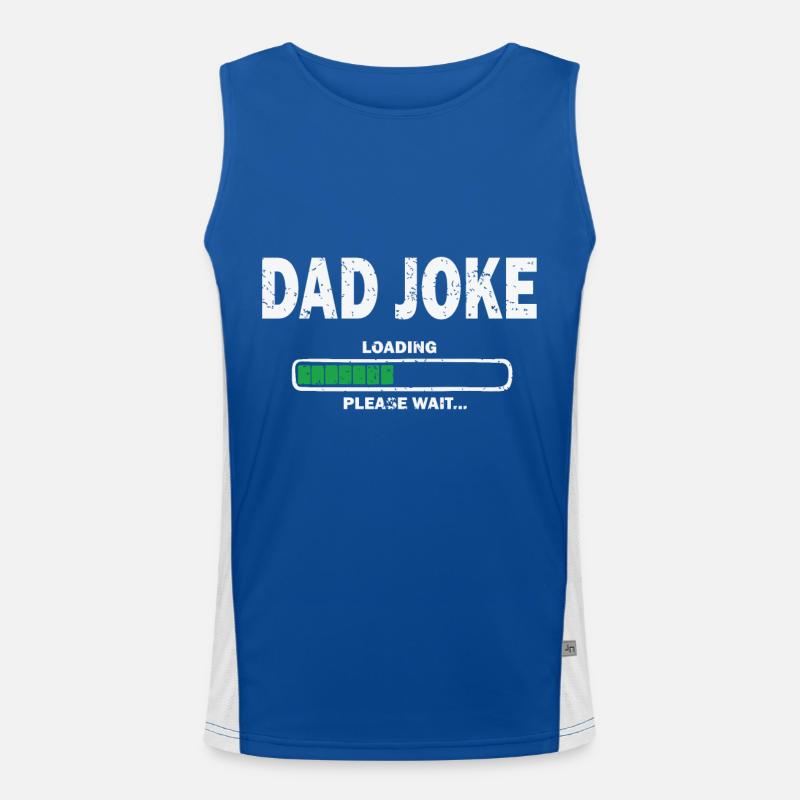 Dad Joke Loading Funktionelles Kontrast-Tank Top für Männer 
