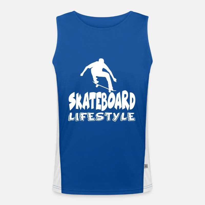 Skateboard Kinder Funktionelles Kontrast-Tank Top für Männer 