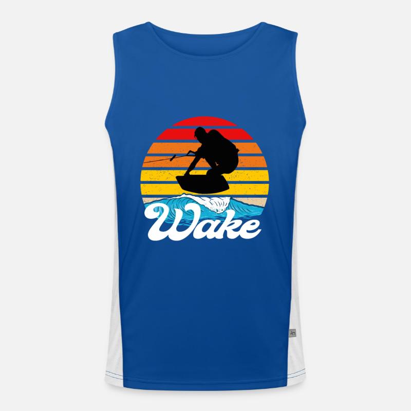 Wakeboard Men's Functional Contrast Tank Top 