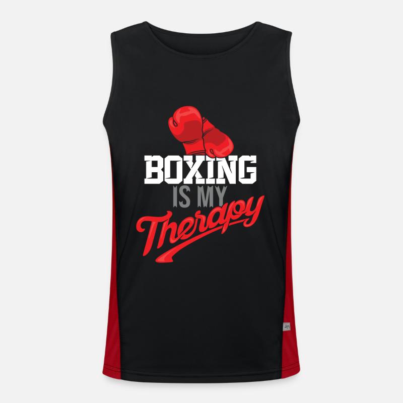 boxe Débardeur respirant contrasté Homme 