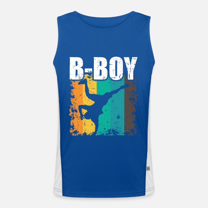 B-Boy Breakdance Kinder Breakdance Funktionelles Kontrast-Tank Top für Männer 