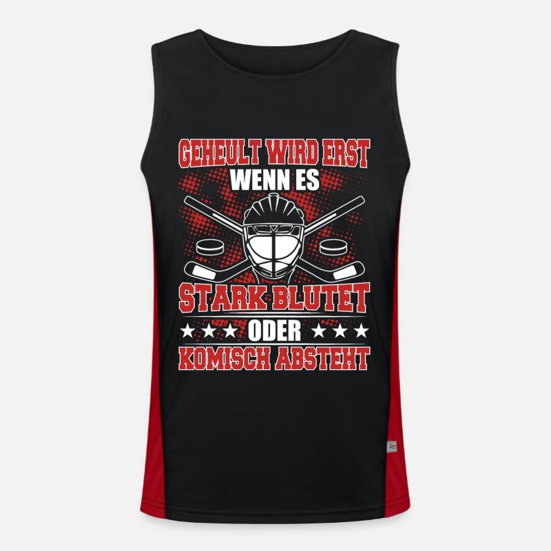 Eishockey Geschenke - Eishockey Funktionelles Kontrast-Tank Top für Männer 
