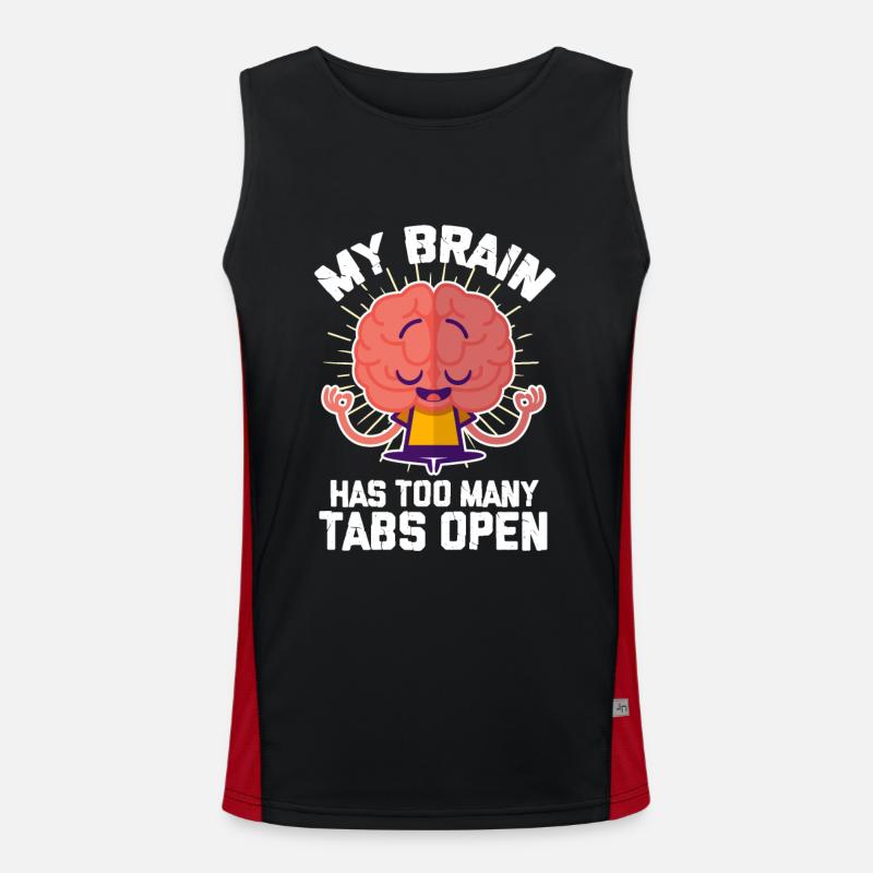 Nerd nerds cadeaux nerd tenue nerd Débardeur respirant contrasté Homme 