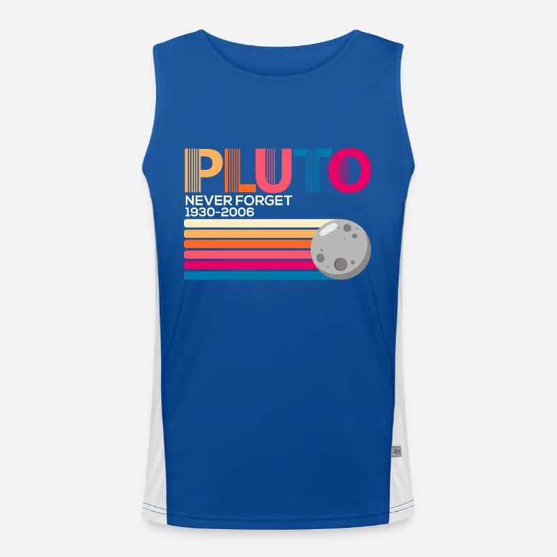 Pluto Never Forget Men's Functional Contrast Tank Top 