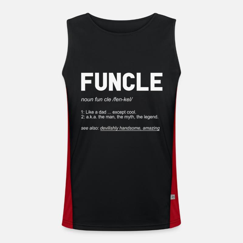 Funcle Débardeur respirant contrasté Homme 