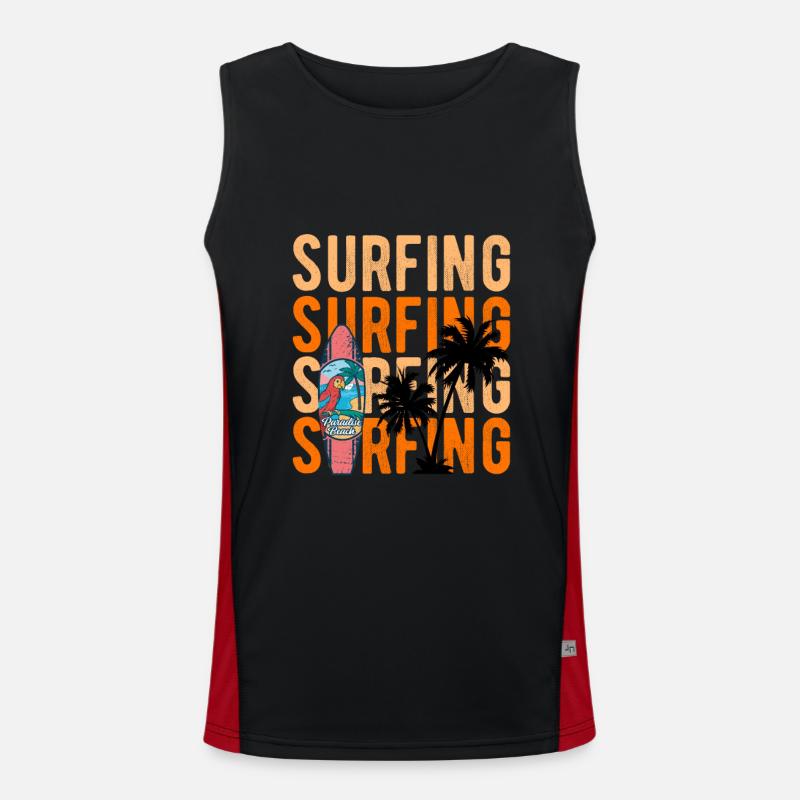 Surf Surf Débardeur respirant contrasté Homme 