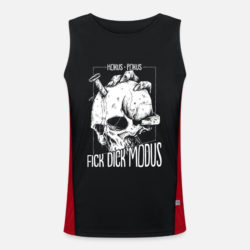Mode Hocus Pocus - Mode Hocus Pocus Fuck You Débardeur respirant contrasté Homme 