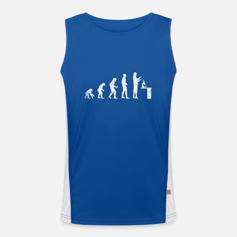 Microscope Laboratory Men's Functional Contrast Tank Top 