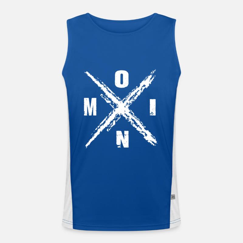 norddeutsche sprüche Funktionelles Kontrast-Tank Top für Männer 