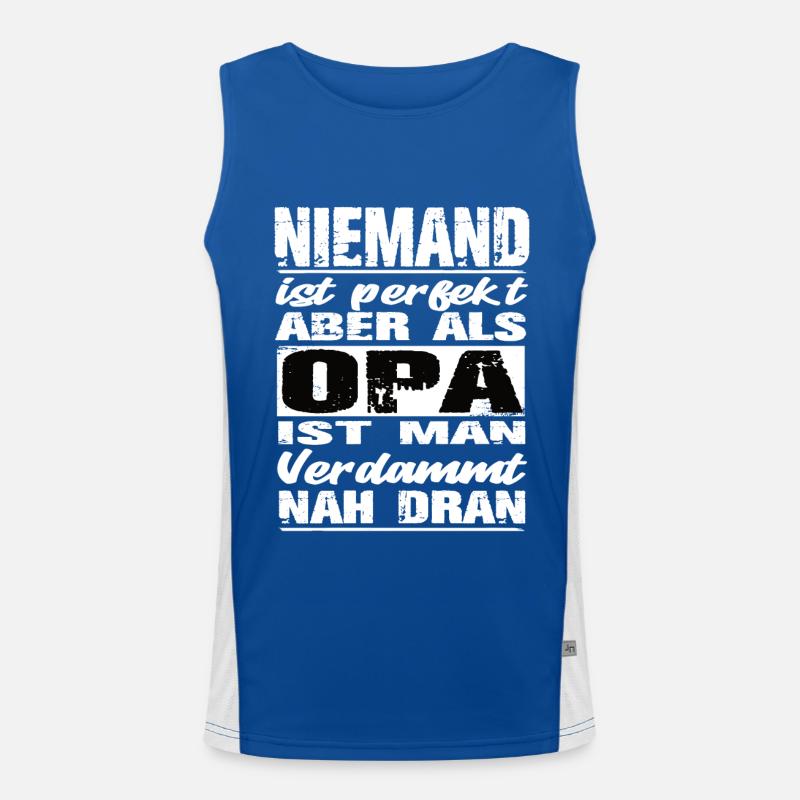 Opa Ops Geburtstag Opa geschenke Bester Opa Enkel Funktionelles Kontrast-Tank Top für Männer 