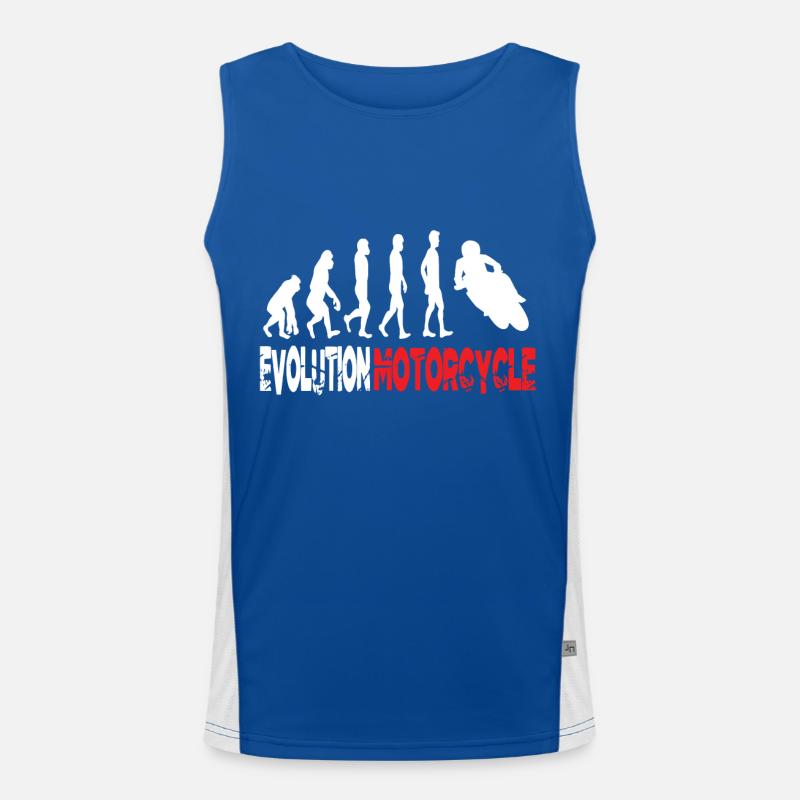 Evolution Motorrad Funktionelles Kontrast-Tank Top für Männer 