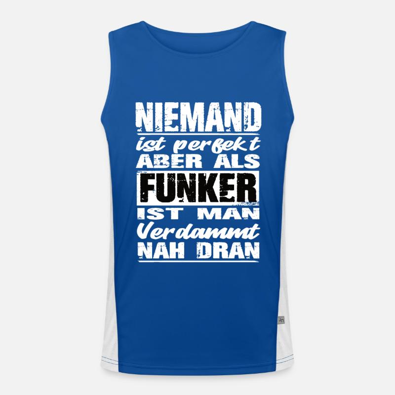 Funker Funktionelles Kontrast-Tank Top für Männer 