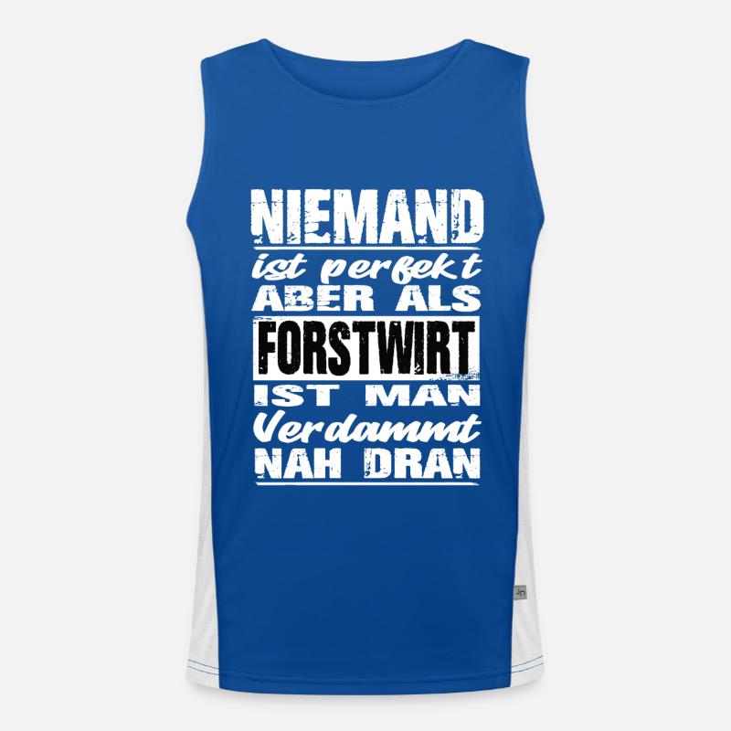 Forstwirt Funktionelles Kontrast-Tank Top für Männer 