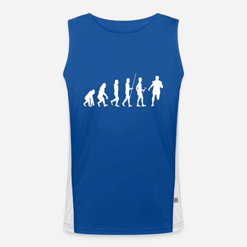 Évolution de la course à pied Débardeur respirant contrasté Homme 