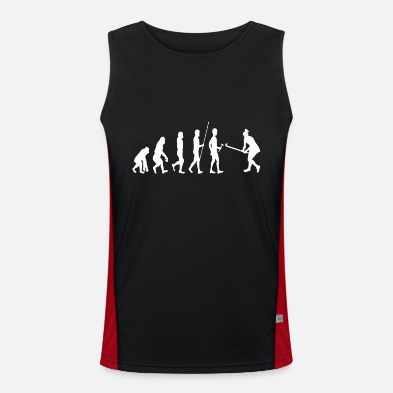 Feldhockey Evolution Funktionelles Kontrast-Tank Top für Männer 