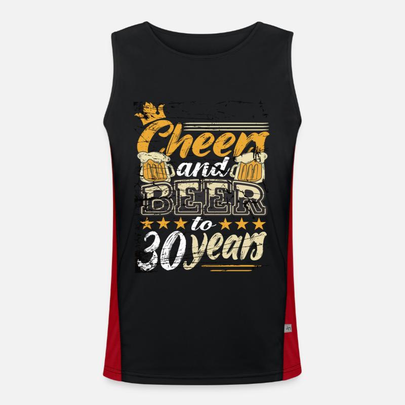 30 Geburtstag Mann Funktionelles Kontrast-Tank Top für Männer 