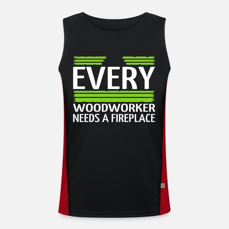 tools lumber bingo hall tshirts humor Funktionelles Kontrast-Tank Top für Männer 