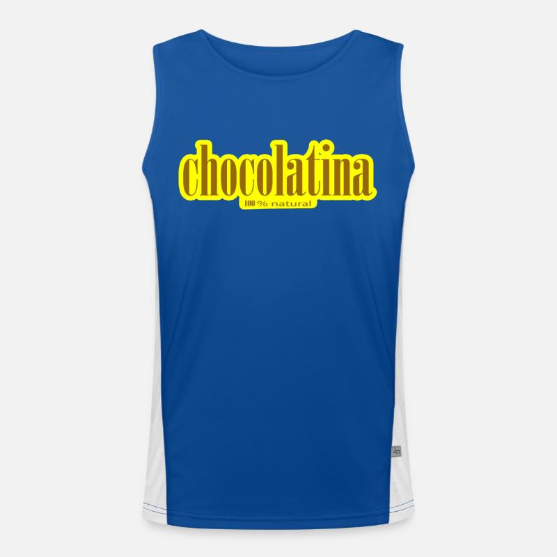 Candy bar Men's Functional Contrast Tank Top 