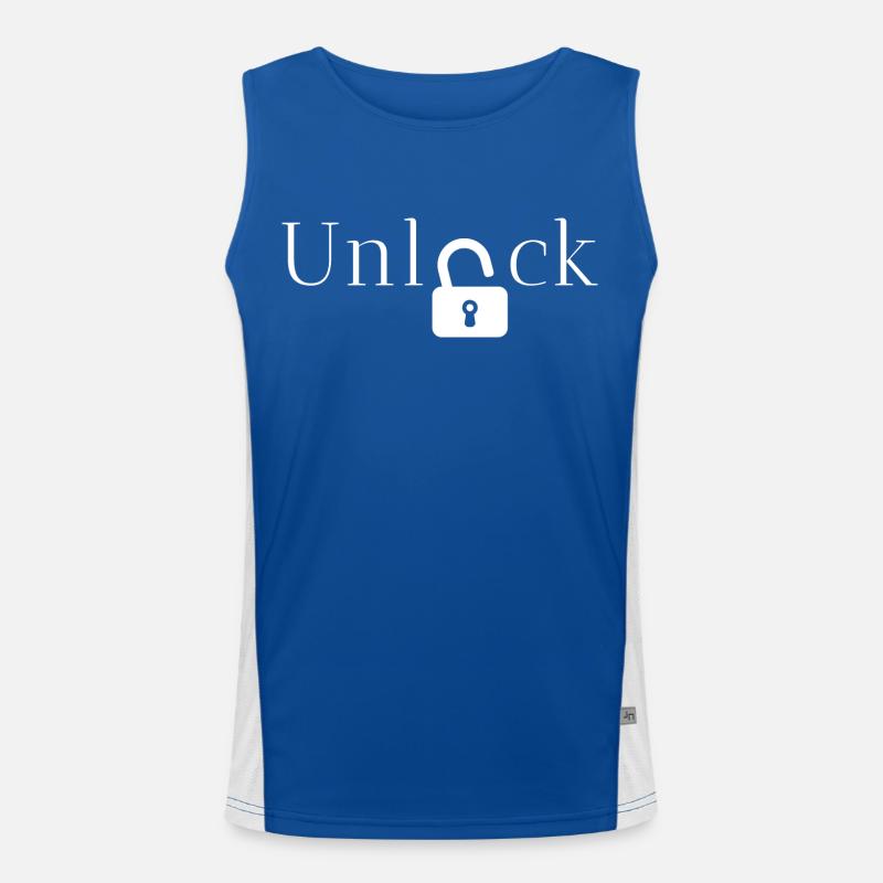 débloquer idée cadeau Débardeur respirant contrasté Homme 