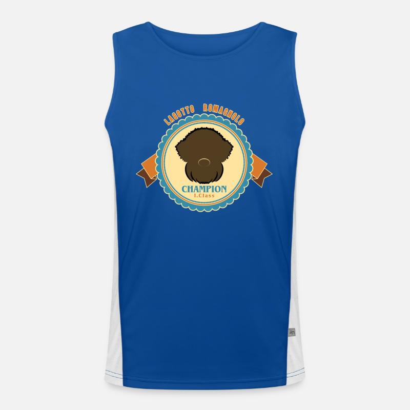 Wappen3 2 Funktionelles Kontrast-Tank Top für Männer 