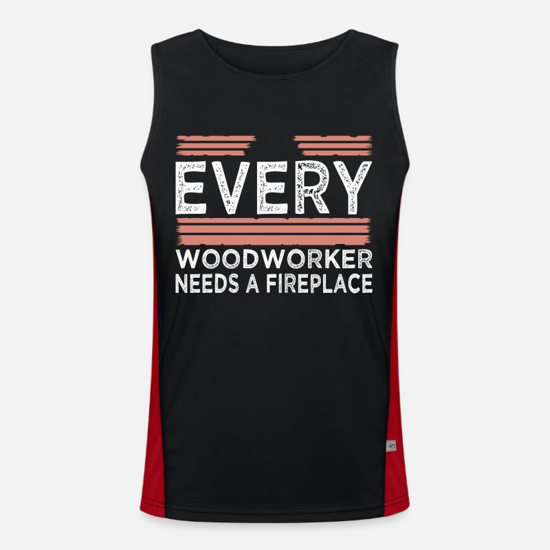 dad lets play carpenter tshirts present humor Funktionelles Kontrast-Tank Top für Männer 