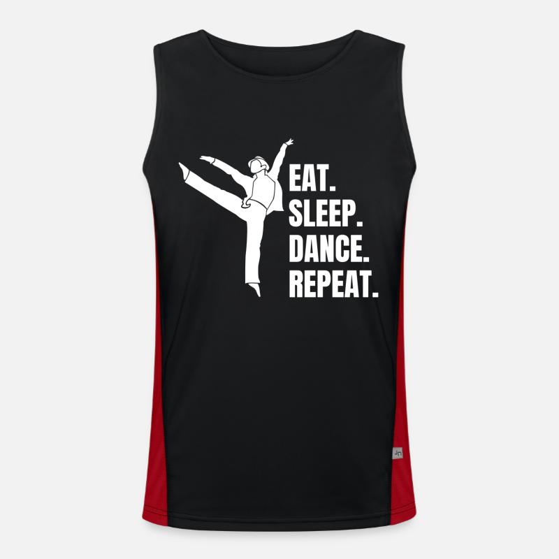 Dancing Sport Dance Sport Hobby Dancer Gift Men's Functional Contrast Tank Top 