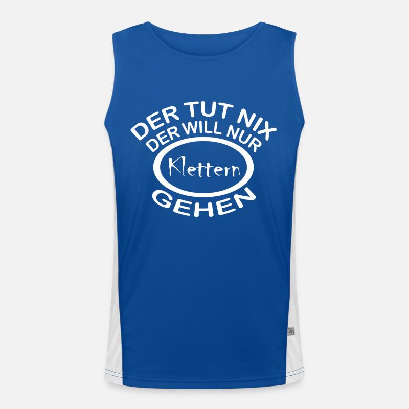 climbing Funktionelles Kontrast-Tank Top für Männer 