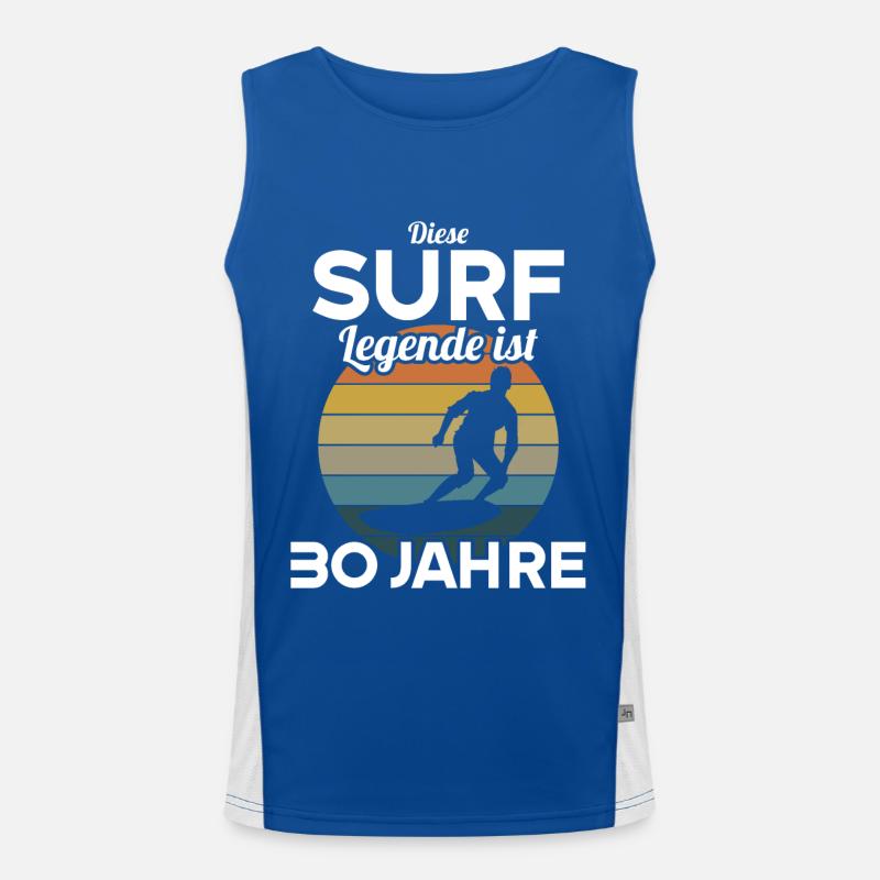 Diese Surf Legende ist 30 Jahre 30 Geburtstag Funktionelles Kontrast-Tank Top für Männer 