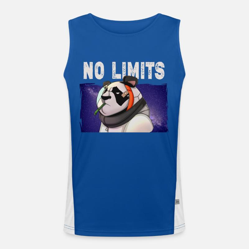 Panda sur l’espace Débardeur respirant contrasté Homme 