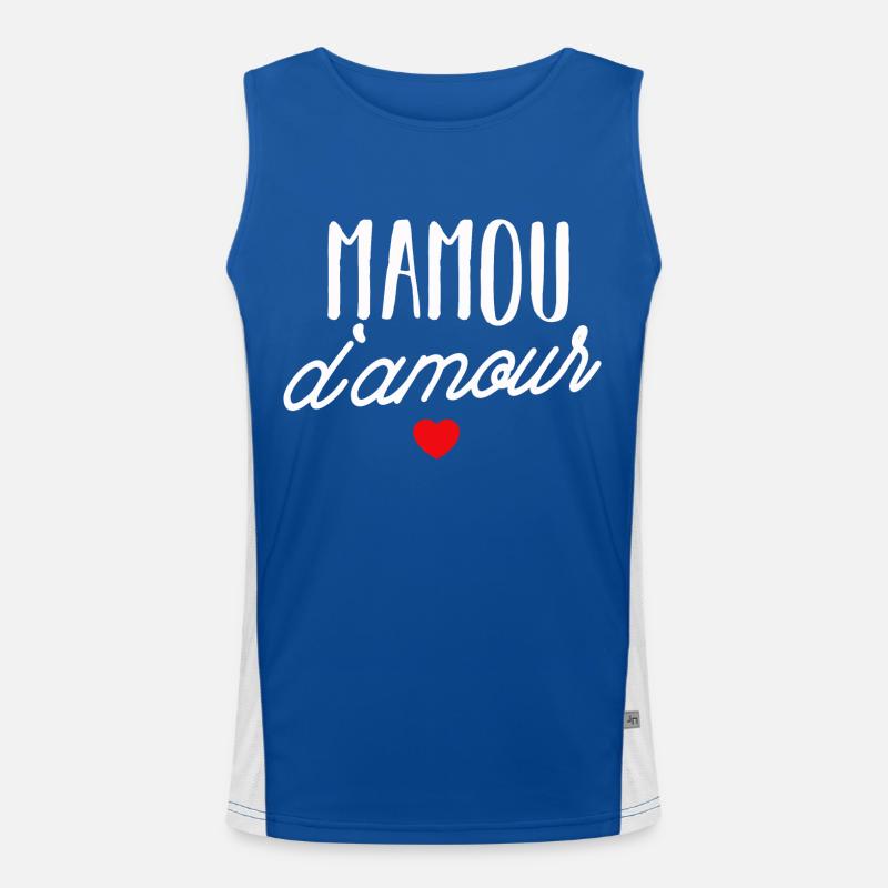 mamou d amour Débardeur respirant contrasté Homme 