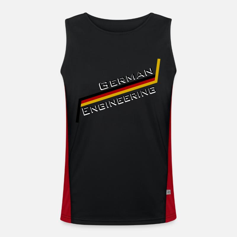German Engineering Men's Functional Contrast Tank Top 