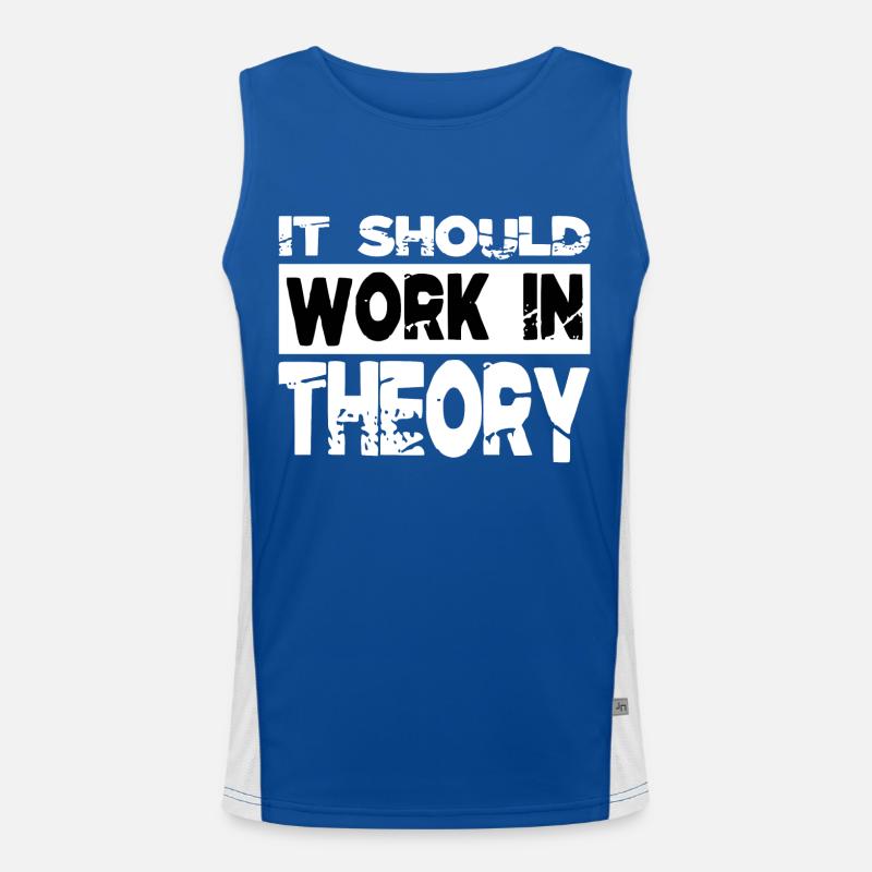 sayings artificial awesome robotics engineering Funktionelles Kontrast-Tank Top für Männer 