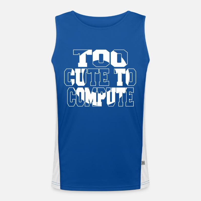 birthday present idea but i do hacking code Men's Functional Contrast Tank Top 