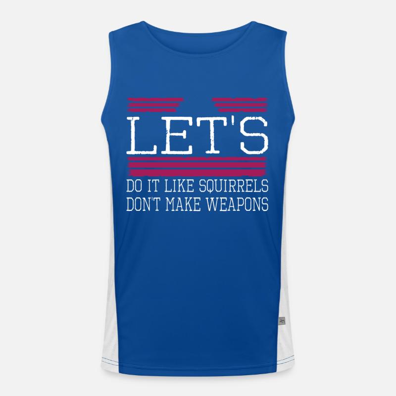 Statement Global Peace Hippy Birthday present idea Men's Functional Contrast Tank Top 