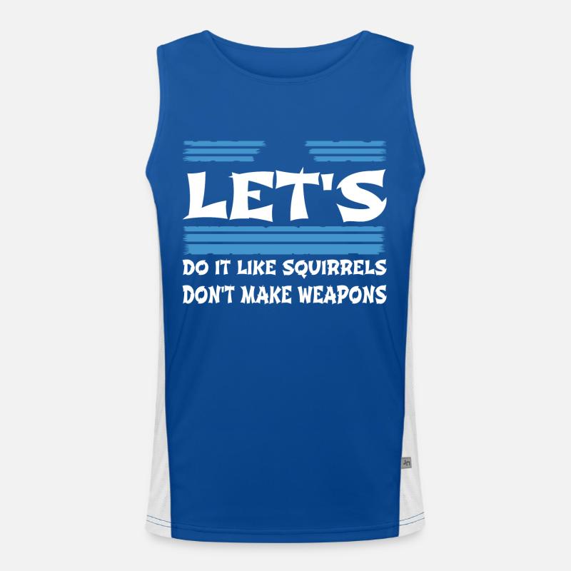 present idea peace for paris birthday fun funky Men's Functional Contrast Tank Top 