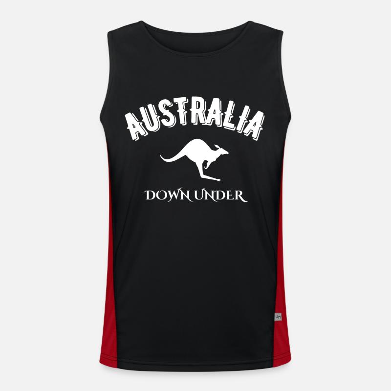 australia down under Débardeur respirant contrasté Homme 